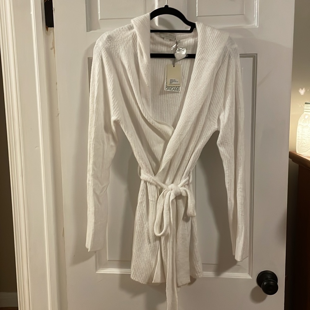 Barefoot Dreams Belted Hooded Cardigan